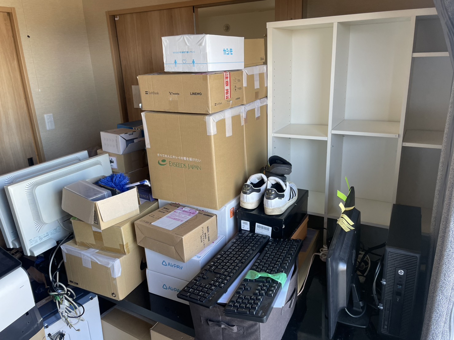 引っ越しの荷物